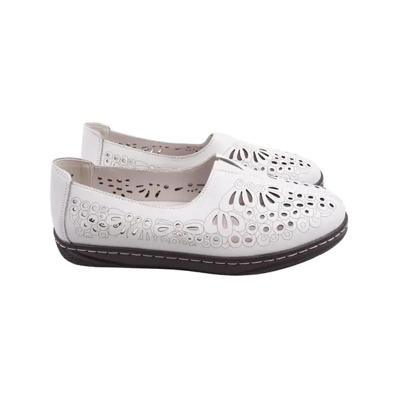 Туфли женские Renzoni белая натуральная кожа 828-23LTCP фото 1 — интернет-магазин Tapok
