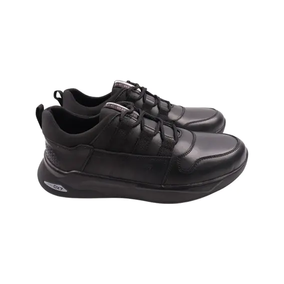 Мужские кроссовки Brave черные натуральная кожа 247-23DTS фото 1 — интернет-магазин Tapok