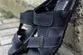 Мужские сандалии кожаные летние черные Rivest Ш Фото 1