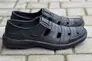 Мужские сандалии кожаные летние черные Emirro БК С Фото 4