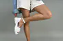 Босоніжки жіночі шкіряні білого кольору Фото 5