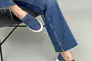 Лоферы женские замшевые цвета джинс Фото 11