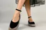 Туфлі жіночі замшеві чорного кольору на платформі Фото 5