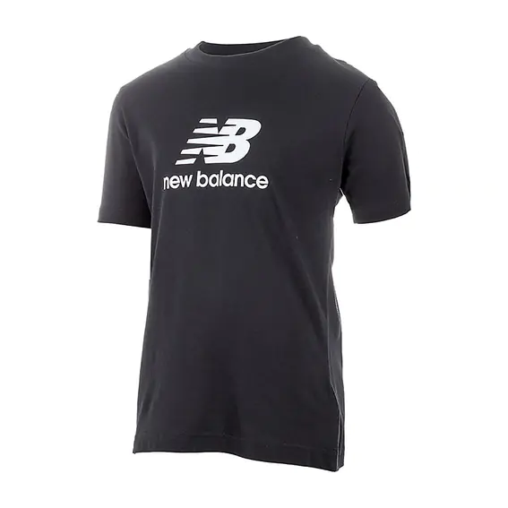 Футболка New Balance Essentials Stacked Logo Jersey YT31541BK фото 1 — интернет-магазин Tapok