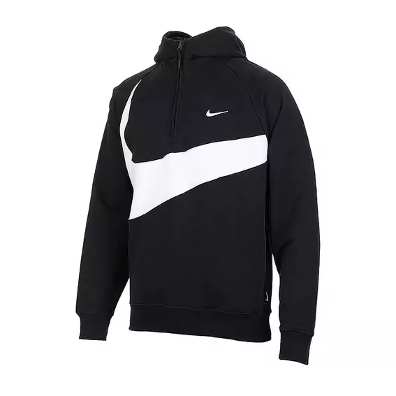 Толстовка Nike M NK SWOOSH FLC HZ HOODIE DX0566-010 фото 1 — інтернет-магазин Tapok