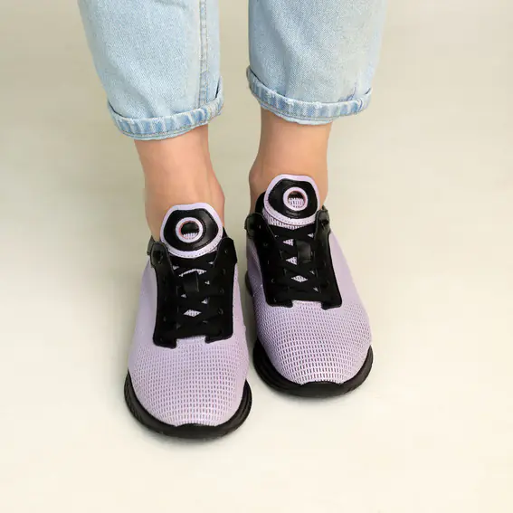 Кросівки жіночі шкіряні 4S 584862 Фіолетові фото 5 — інтернет-магазин Tapok