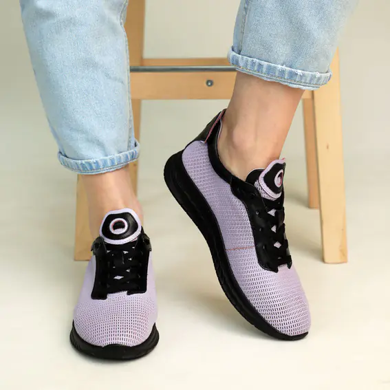 Кросівки жіночі шкіряні 4S 584862 Фіолетові фото 6 — інтернет-магазин Tapok