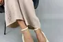 Туфли женские кожаные молочного цвета на платформе Фото 6