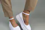 Туфлі жіночі шкіряні білого кольору на платформі Фото 3