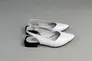 Босоножки женские кожаные белого цвета Фото 7