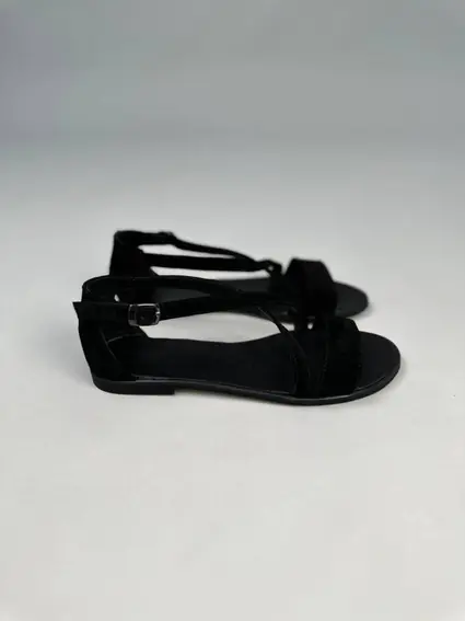 Босоножки женские замшевые черные фото 11 — интернет-магазин Tapok