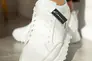 Женские кроссовки кожаные весенне-осенние белые Yuves 1155 на бежевой подкладке. Фото 4