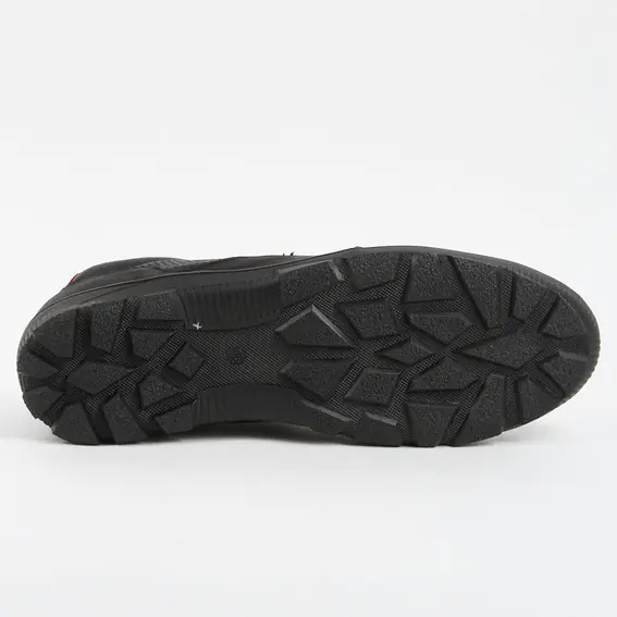 Кроссовки мужские кожаные 339619  Fashion Черный фото 3 — интернет-магазин Tapok