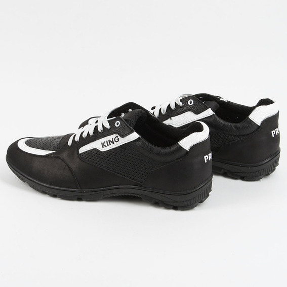 Кросівки чоловічі шкіряні 339620 Fashion Чорний фото 5 — інтернет-магазин Tapok