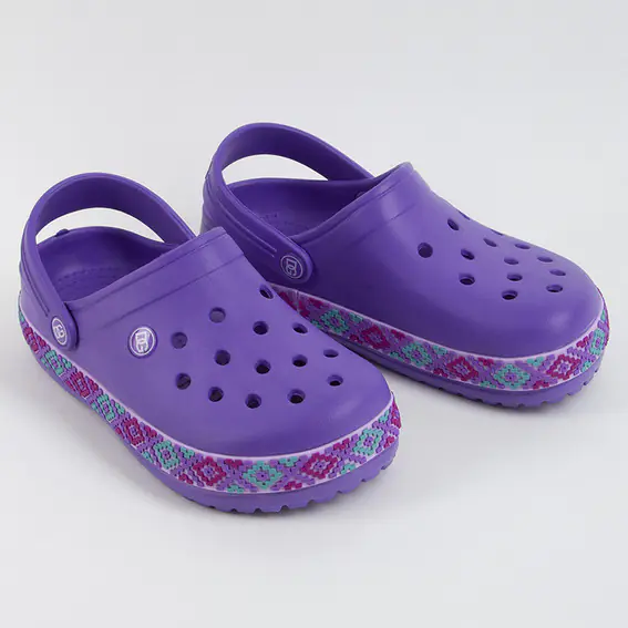 Сабо женские Dago Style фиолетовые фото 4 — интернет-магазин Tapok