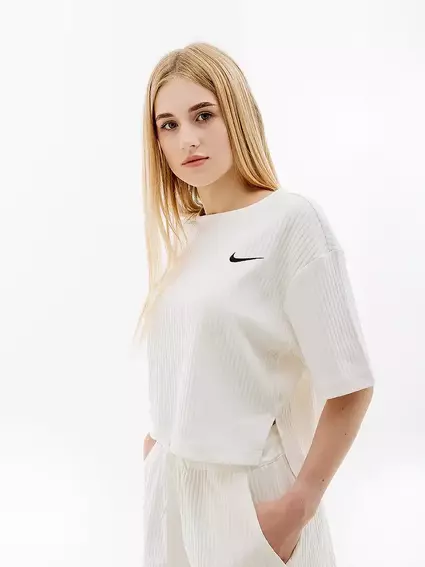 Футболка Nike W NSW RIB JRSY SS TOP DV7870-133 фото 1 — интернет-магазин Tapok