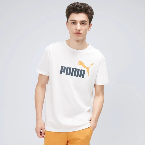 Мужская футболка Puma ESS+ 2 Col Logo Tee 58675958 фото 1 — интернет-магазин Tapok