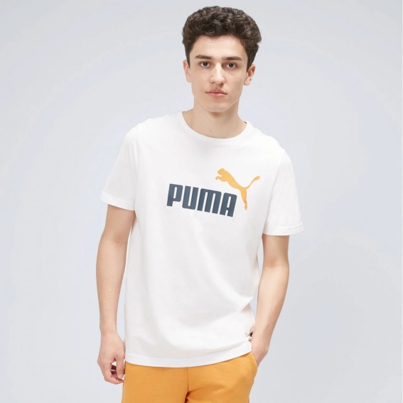 Чоловіча футболка Puma ESS+ 2 Col Logo Tee 58675958 фото 3 — інтернет-магазин Tapok