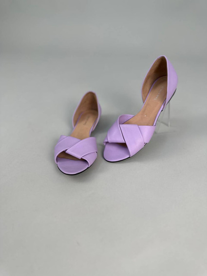 Балетки жіночі шкіряні фіолетового кольору фото 11 — інтернет-магазин Tapok