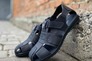 Мужские сандалии кожаные летние черные Morethan Пр-1 Фото 4