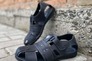 Мужские сандалии кожаные летние черные Morethan Пр-1 Фото 5