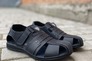 Мужские сандалии кожаные летние черные Morethan Пр-1 Фото 7