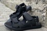 Мужские сандалии кожаные летние черные Caiman C-6 Фото 7