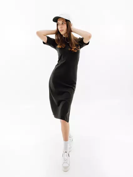 Платье Nike W NSW ESSNTL MIDI DRESS DV7878-010 фото 1 — интернет-магазин Tapok