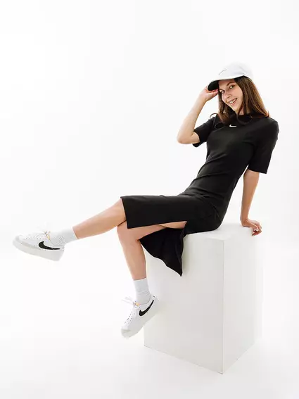 Платье Nike W NSW ESSNTL MIDI DRESS DV7878-010 фото 5 — интернет-магазин Tapok