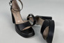 Босоножки женские кожаные черные на каблуках Фото 13