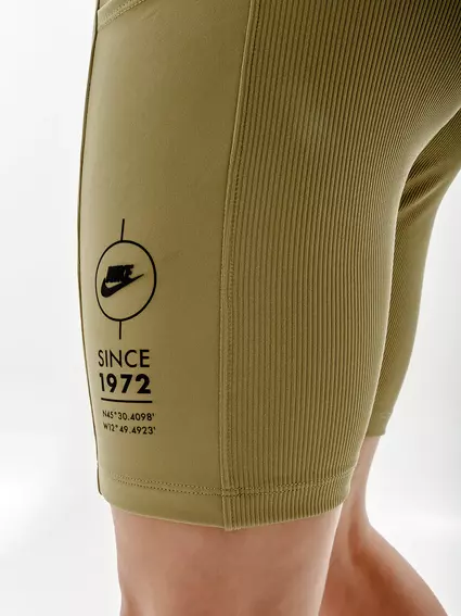 Шорты Nike W NSW TIGHT SHORT RIB SU FJ4876-276 фото 3 — интернет-магазин Tapok