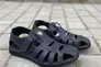 Мужские сандалии кожаные летние черные Morethan Пр-3 Фото 4