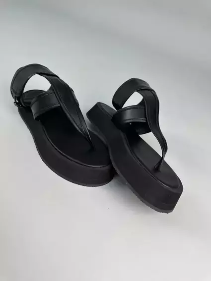 Босоножки женские кожаные черные фото 13 — интернет-магазин Tapok