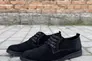 Чоловічі туфлі замшеві весняно-осінні чорні Emirro 343 Фото 5