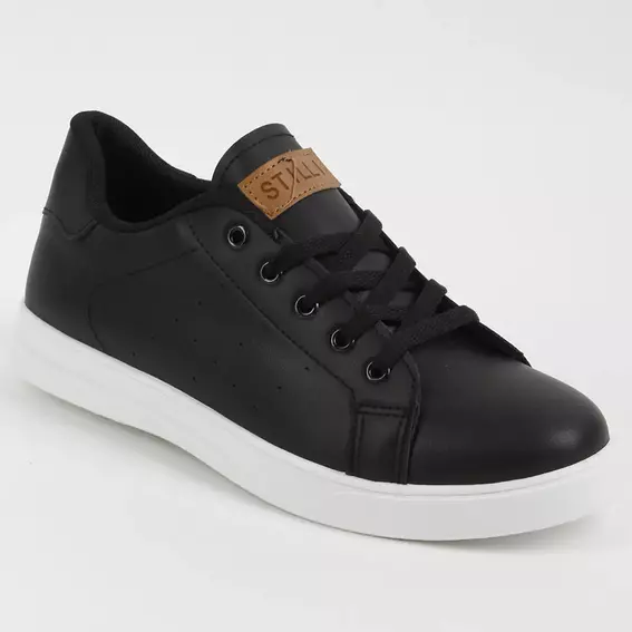 Кеды мужские черный 340014 Fashion Черный фото 1 — интернет-магазин Tapok