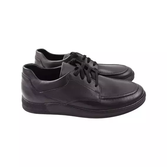 Туфли мужские Vadrus черные натуральная кожа 484-23DTC фото 1 — интернет-магазин Tapok