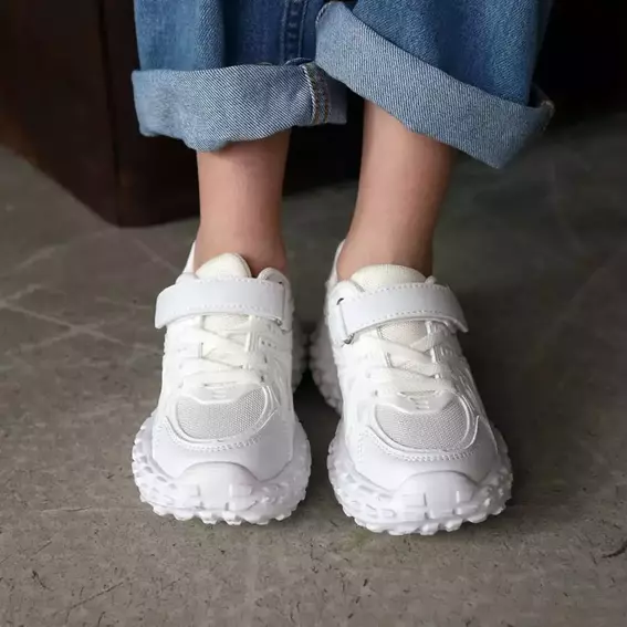 Детская обувь Kids 585082 Белые 27 29 28 30 фото 3 — интернет-магазин Tapok