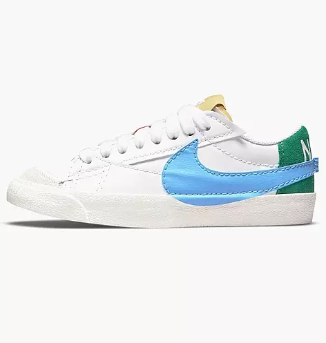 Женские кроссовки NIKE W BLAZER LOW 77 JUMBO DQ1470-100 фото 1 — интернет-магазин Tapok