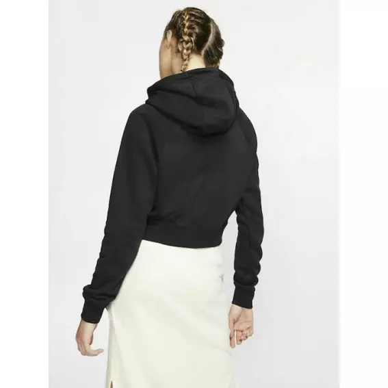 Кофта женская NIKE W NSW ESSN HOODIE CROP HBR NFS DR6225-010 фото 2 — интернет-магазин Tapok