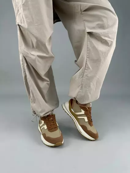 Кросівки жіночі замшеві коричневі фото 2 — інтернет-магазин Tapok