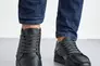 Мужские кроссовки кожаные весенне-осенние черные Milord 01 Бостон Фото 5