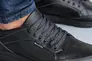 Мужские кроссовки кожаные весенне-осенние черные Milord 01 Бостон Фото 7