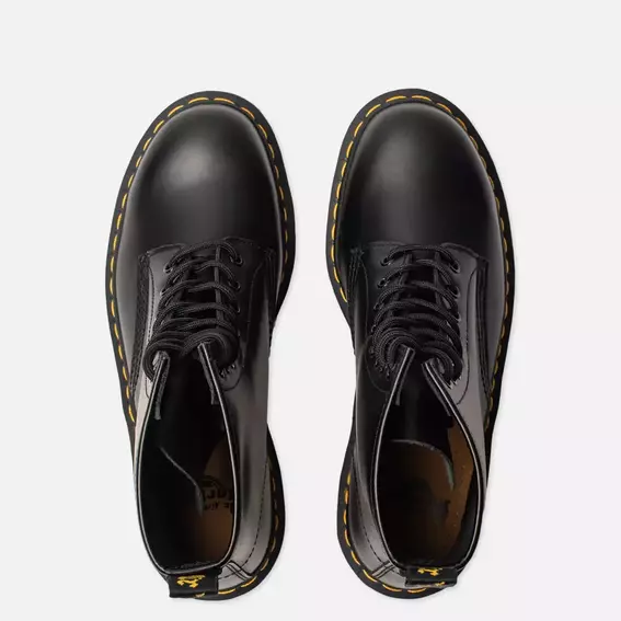 Женские ботинки Dr Martens 1460 — Black Smooth Черный фото 3 — интернет-магазин Tapok