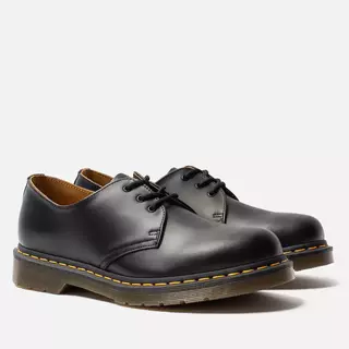 Чоловічі туфлі Dr Martens 1461 — Black Smooth Чорний