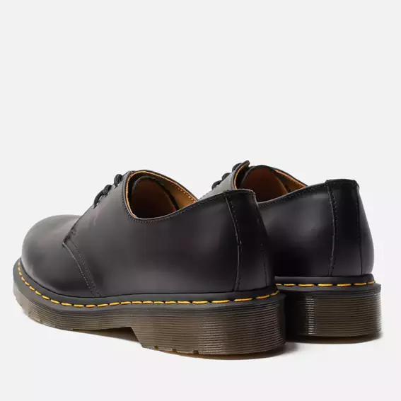 Мужские туфли Dr Martens 1461 — Black Smooth Черный фото 5 — интернет-магазин Tapok