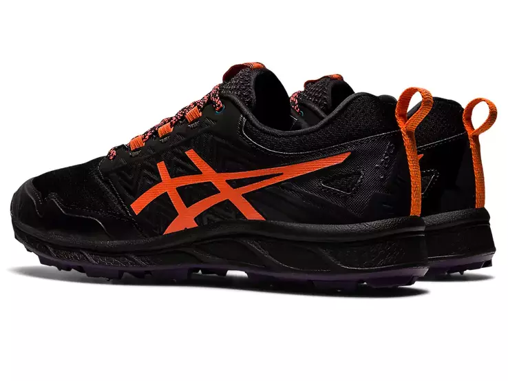 Жіночі кросівки Asics GEL-FujiSetsu 3 G-TX 2022 Чорний з помаранчевим фото 3 — інтернет-магазин Tapok