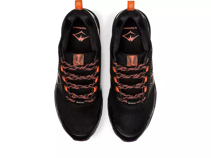 Жіночі кросівки Asics GEL-FujiSetsu 3 G-TX 2022 Чорний з помаранчевим фото 6 — інтернет-магазин Tapok